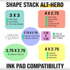 Alt-Hero Ink Pad Holder – Compatible with Altenew, Hero Arts, & Lisa Horton Ink Pads | Non-Slip & Compact
