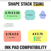 Tsuki Ink Pad Holder – Designed for Tsukineko Ink Pads | Non-Slip Stand for Clean Crafting