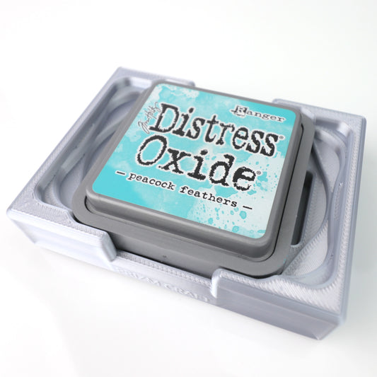 Universal Ink Pad Holder – Non-Slip, Space-Saving Ink Stand for Most Popular Ink Pads